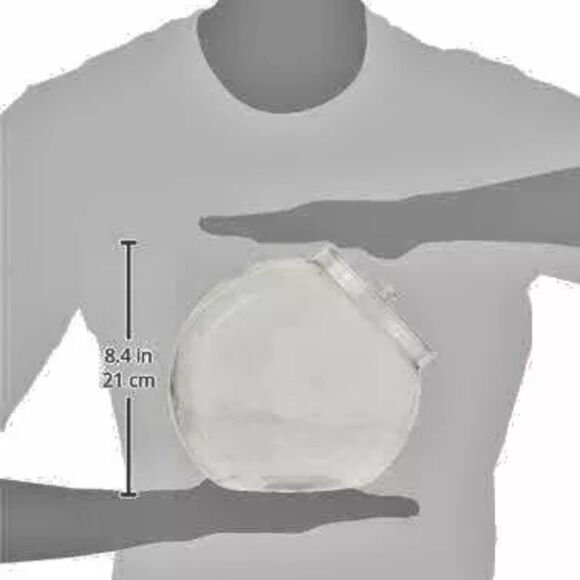 Caterer's Corner Clear Plastic Candy Jar with Lid 80 oz. - Picture 7 of 8